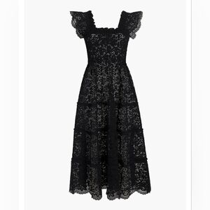 NWT Hill House Ellie Nap Dress Black Lace